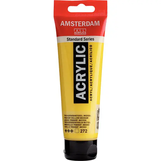 Amsterdam Transparent Yellow Acrylic – 120 Ml 1