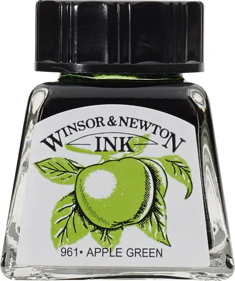 Apple Green Drawing Ink – 14 Ml Bottle 1