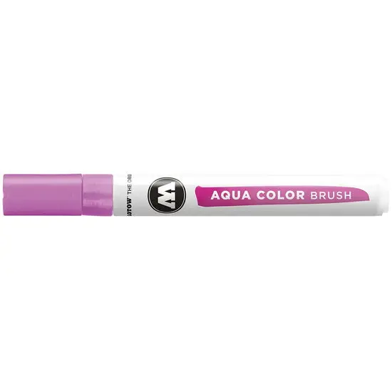 Aqua Color Brush Marker In Fuchsia Pink – Water-Based Dual-Tip 1