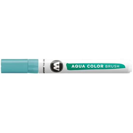 Aqua Color Brush Marker – Teal Tone With Flexible Brush Tip 1