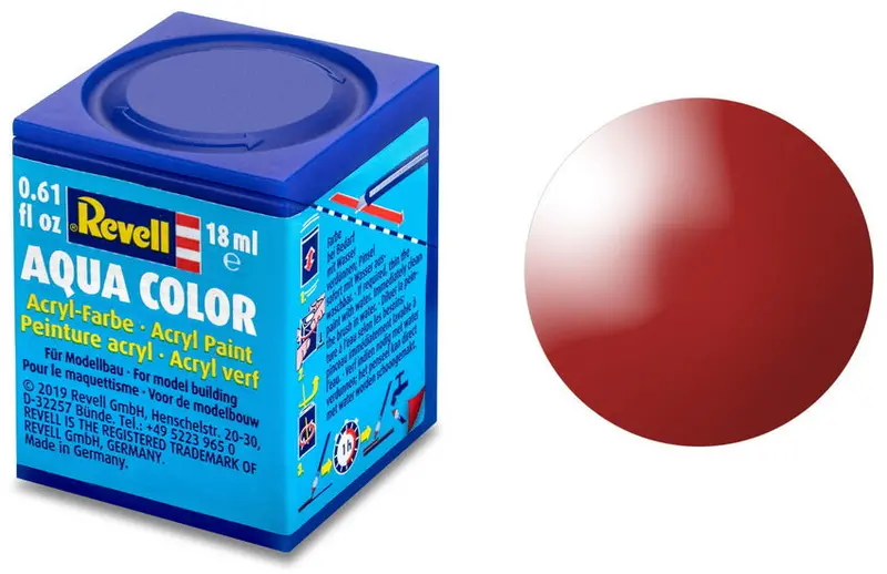 Aqua Color Gloss Acrylic – Fiery Red, 18 Ml 1