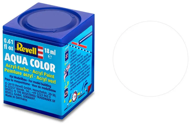 Aqua Color Matte Acrylic Paint – White, 18 Ml Bottle 1