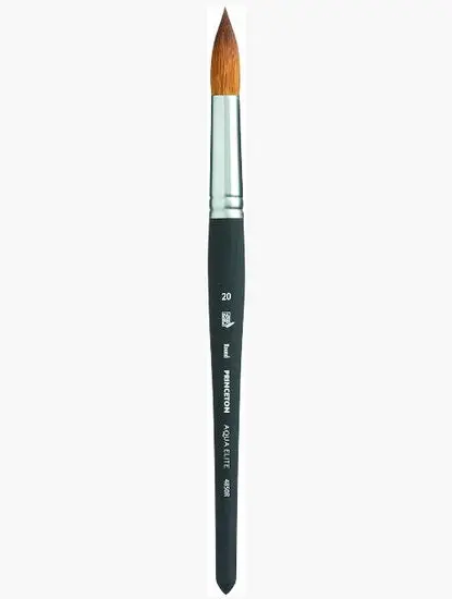 Aqua Elite Synthetic Brush – Round Shape, Size #20 1