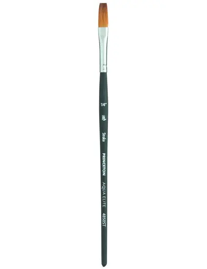 Aqua Elite Synthetic Paintbrush – Stroke Shape, 1/4-Inch Width 1