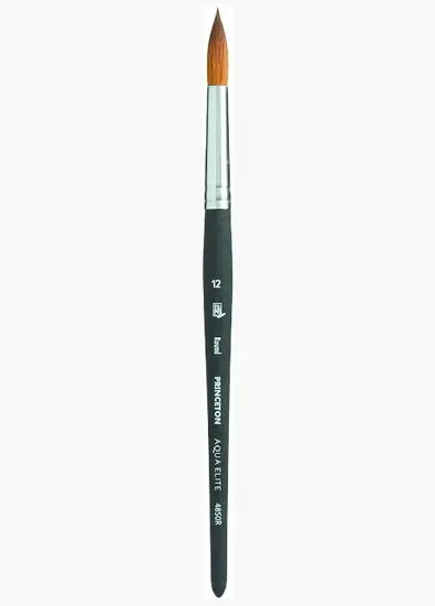 Aqua Elite Synthetic Round Brush – Size #12 1