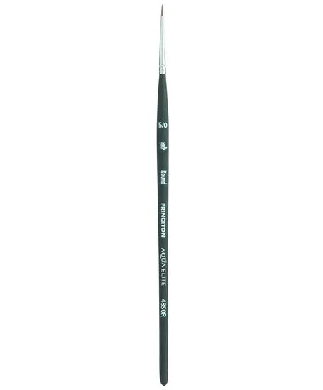 Aqua Elite Synthetic Round Brush – Size #5/0 1