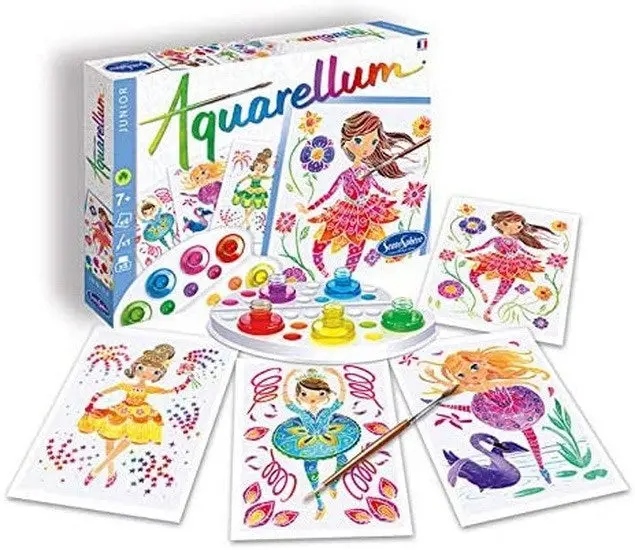 Aquarellum Junior Art Set – Ballerina-Themed Watercolor Discovery Kit 1
