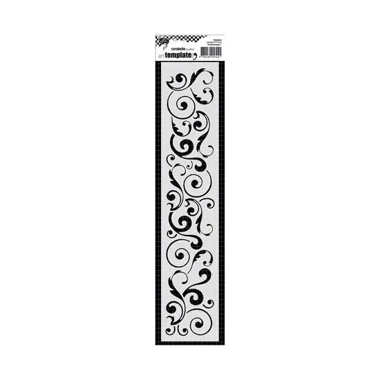 Arabesque-Style Edge Stencil For Decorative Borders 1