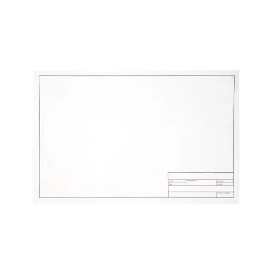 Architectural Vellum Paper – 1000 Gsm, 11 X 17 Inch With Title Block 1