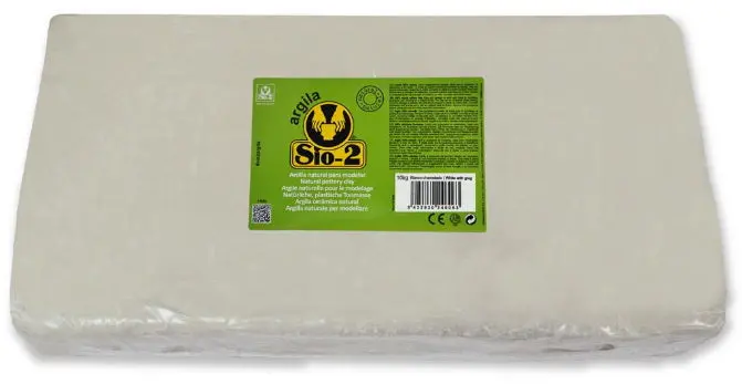 Argila Chamotte Clay – Natural Earthenware Sculpting Medium, 10 Kg 1
