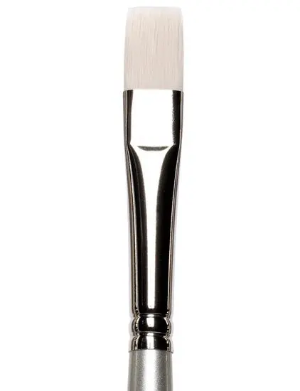 Artisan Long Flat Brush – Handcrafted S524 Series, Size #12 1