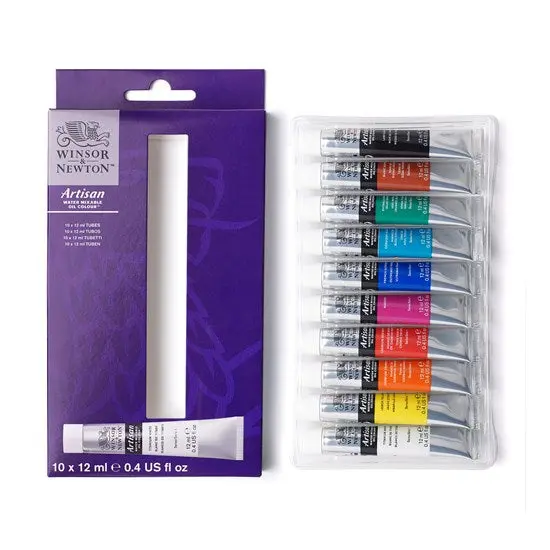 Artisan Oil Paint Set – 10 Colors, 12Ml Each 1