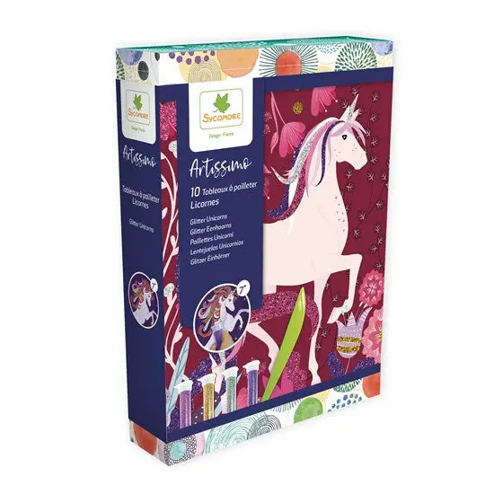Artissimo Glitter Unicorn Craft Kit – Diy Sparkle Art For Kids 1