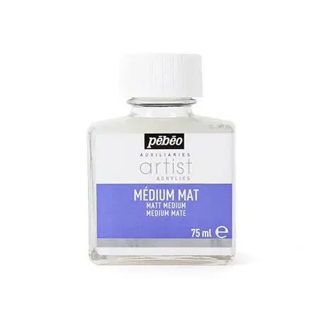 Artist Acrylic Matte Medium – 75Ml Non-Glossy Finishing & Blending Agent 1