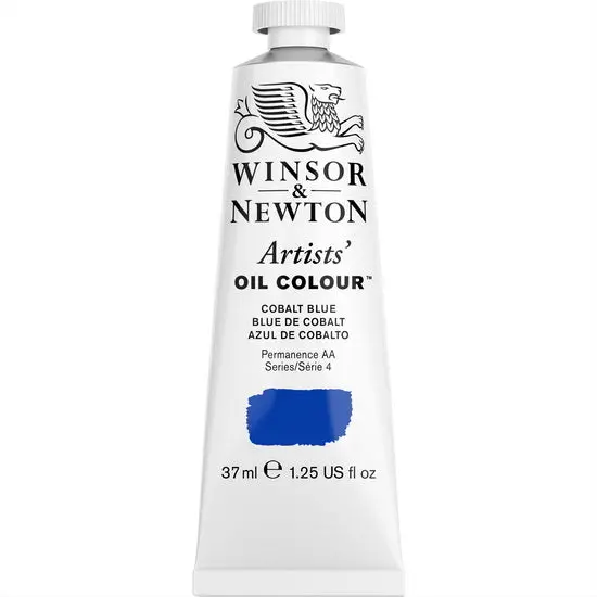 Artist-Grade Cobalt Blue Oil Paint — 37 Ml 1