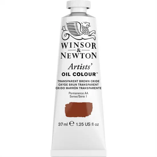 Artist-Grade Oil Colour – Transparent Brown Oxide, 37Ml 1