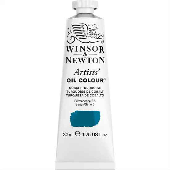 Artist-Grade Oil Paint – 37 Ml – Cobalt Turquoise (Series 5) 1