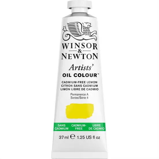 Artist-Grade Oil Paint – 37Ml Tube, Cadmium-Free Lemon Yellow (Series 4) 1