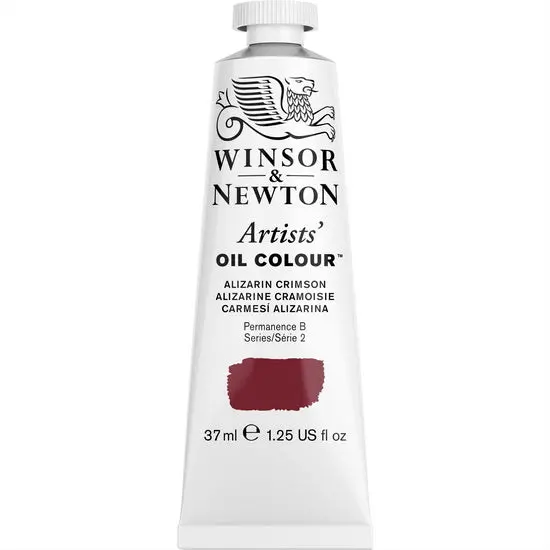 Artist-Grade Oil Paint – Alizarin Crimson, 37 Ml Richly Pigmented Traditional Medium 1