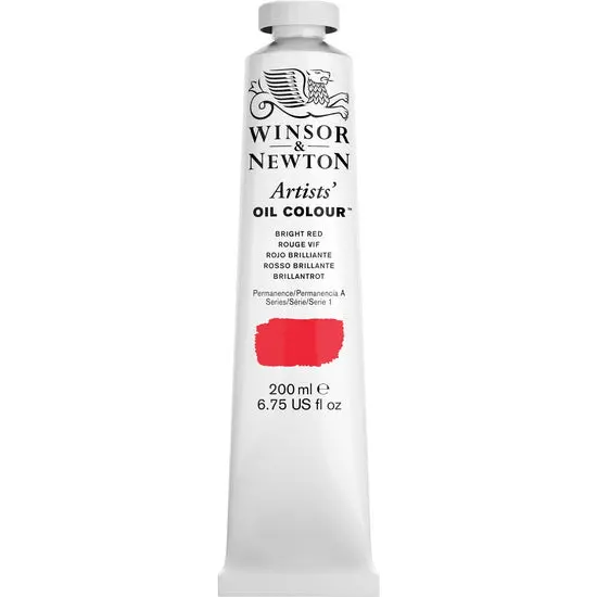 Artist-Grade Oil Paint – Bright Red, 200Ml (S1 Series) 1