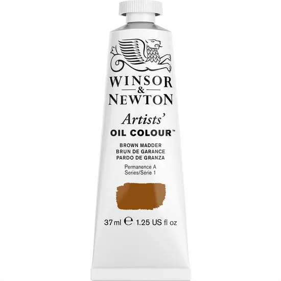 Artist-Grade Oil Paint – Brown Madder (37 Ml, S1) 1