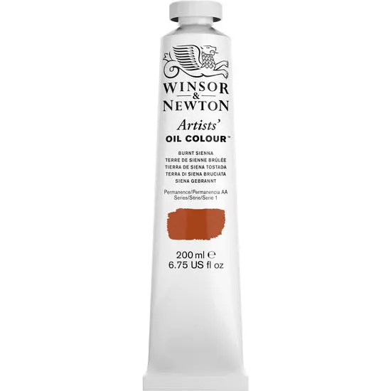 Artist-Grade Oil Paint – Burnt Sienna, 200Ml (Series 1) 1