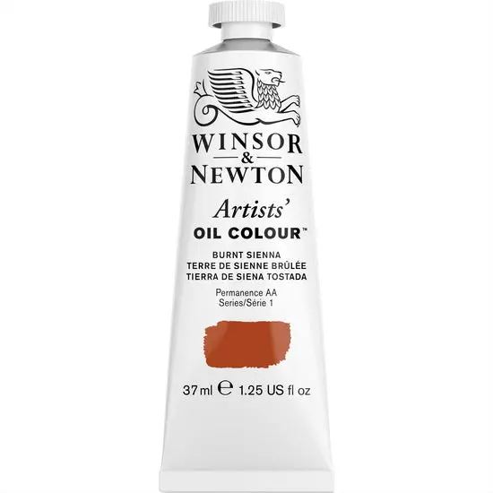 Artist-Grade Oil Paint – Burnt Sienna, 37Ml, Series 1 1