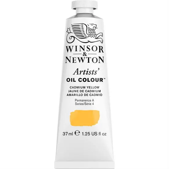 Artist-Grade Oil Paint – Cadmium Yellow, 37 Ml, Series 4 1