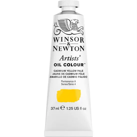 Artist-Grade Oil Paint – Cadmium Yellow Pale, 37Ml (Series 4) 1