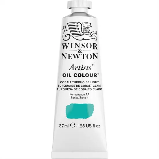 Artist-Grade Oil Paint – Cobalt Turquoise Light, 37 Ml 1