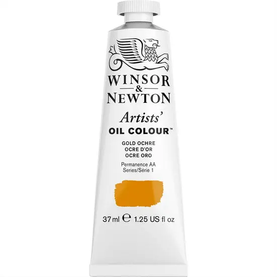 Artist-Grade Oil Paint – Gold Ochre, 37 Ml (Series 1) 1