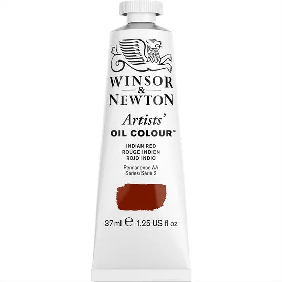 Artist-Grade Oil Paint – Indian Red, 37 Ml, Series 2 1