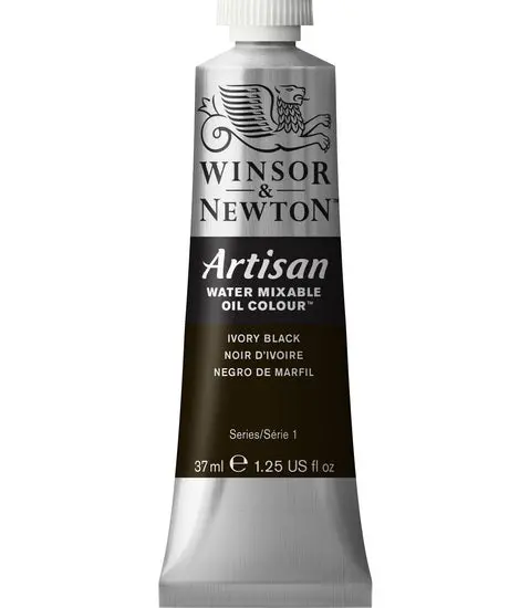 Artist-Grade Oil Paint – Ivory Black, 37Ml Tube, S1 Series 1