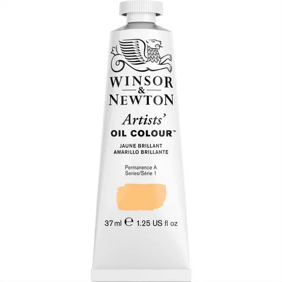Artist-Grade Oil Paint – Jaune Brilliant, 37 Ml Tube 1