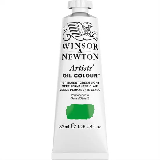 Artist-Grade Oil Paint – Permanent Green Light, 37Ml, Series 2 1
