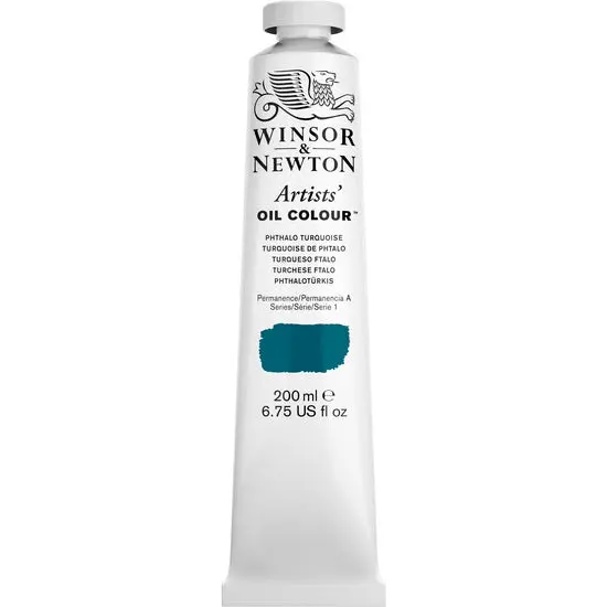 Artist-Grade Oil Paint – Phthalo Turquoise, 200 Ml (Series 1) 1