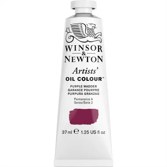 Artist-Grade Oil Paint – Purple Madder, 37Ml (S2 Series) 1