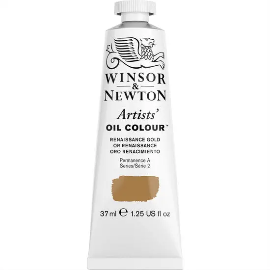 Artist-Grade Oil Paint – Renaissance Gold (37 Ml) 1