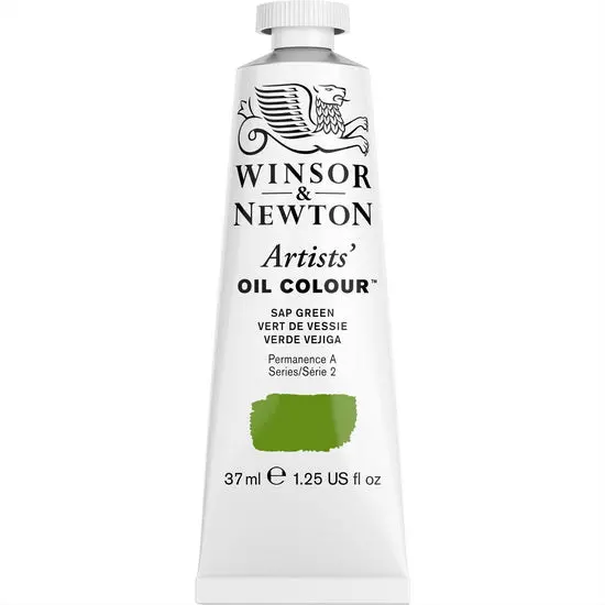 Artist-Grade Oil Paint – Sap Green, 37Ml Tube 1