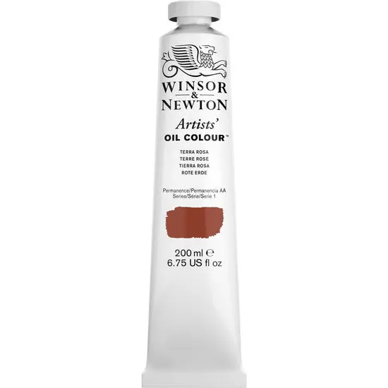 Artist-Grade Oil Paint – Terra Rosa, 200 Ml Tube 1