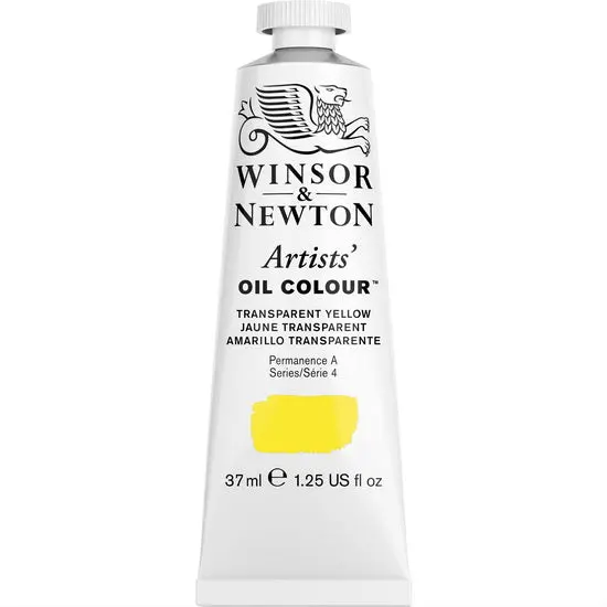 Artist-Grade Oil Paint – Transparent Yellow, 37Ml (Series S4) 1