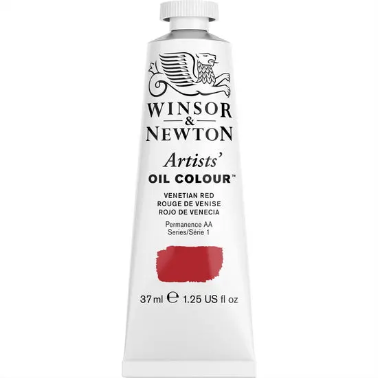 Artist-Grade Oil Paint – Venetian Red, 37 Ml (Series 1) 1