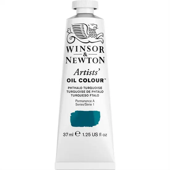 Artist-Grade Phthalo Turquoise Oil Paint, 37Ml Tube 1