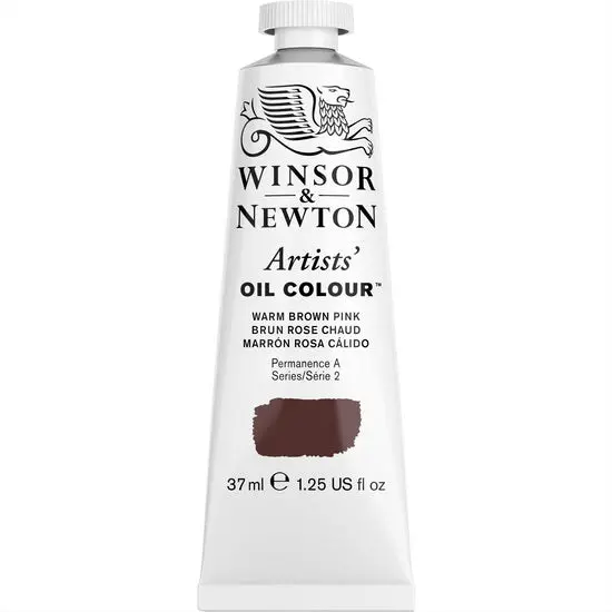 Artist-Grade Warm Brown Pink Oil Paint – 37Ml Tube 1