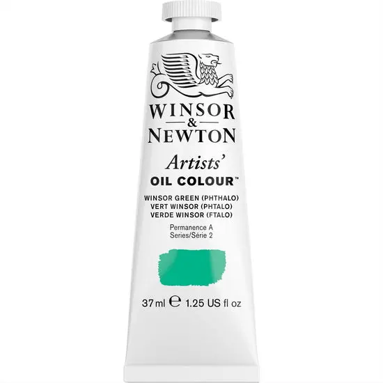 Artist Oil Color – Winsor Green – 37Ml Traditional Tube Format 1