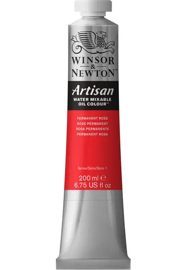 Artist-Quality Oil Paint – Permanent Rose, 200 Ml (Artisan Line) 1
