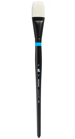 Aspen Synthetic Flat Paintbrush – Size #16, Professional Grade 1