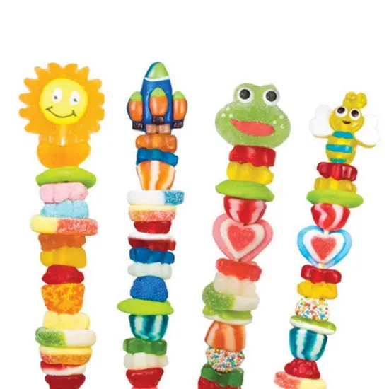 Assorted Candy Skewers – 85 G Pack 1