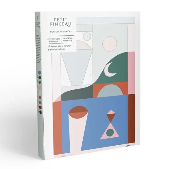 Autumn-Themed Paint-By-Numbers Kit With Mini Brush – Petit Pinceau Art Craft 1