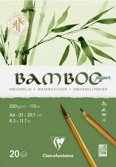Bamboo Fiber Watercolor Pad – 8.3 X 11.7 Inches 1
